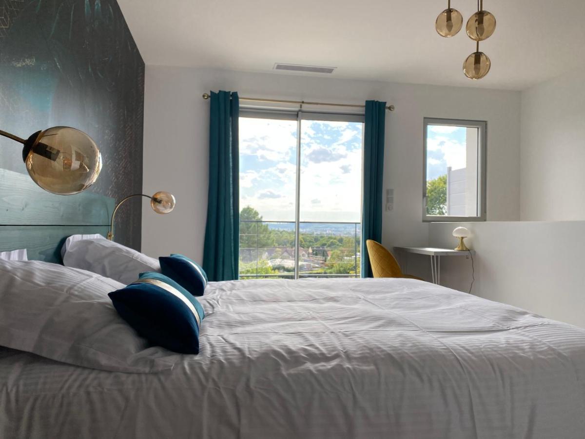 La Villa Perchee Calme, Sauna, Parking Prive Saint-Prix  Zewnętrze zdjęcie