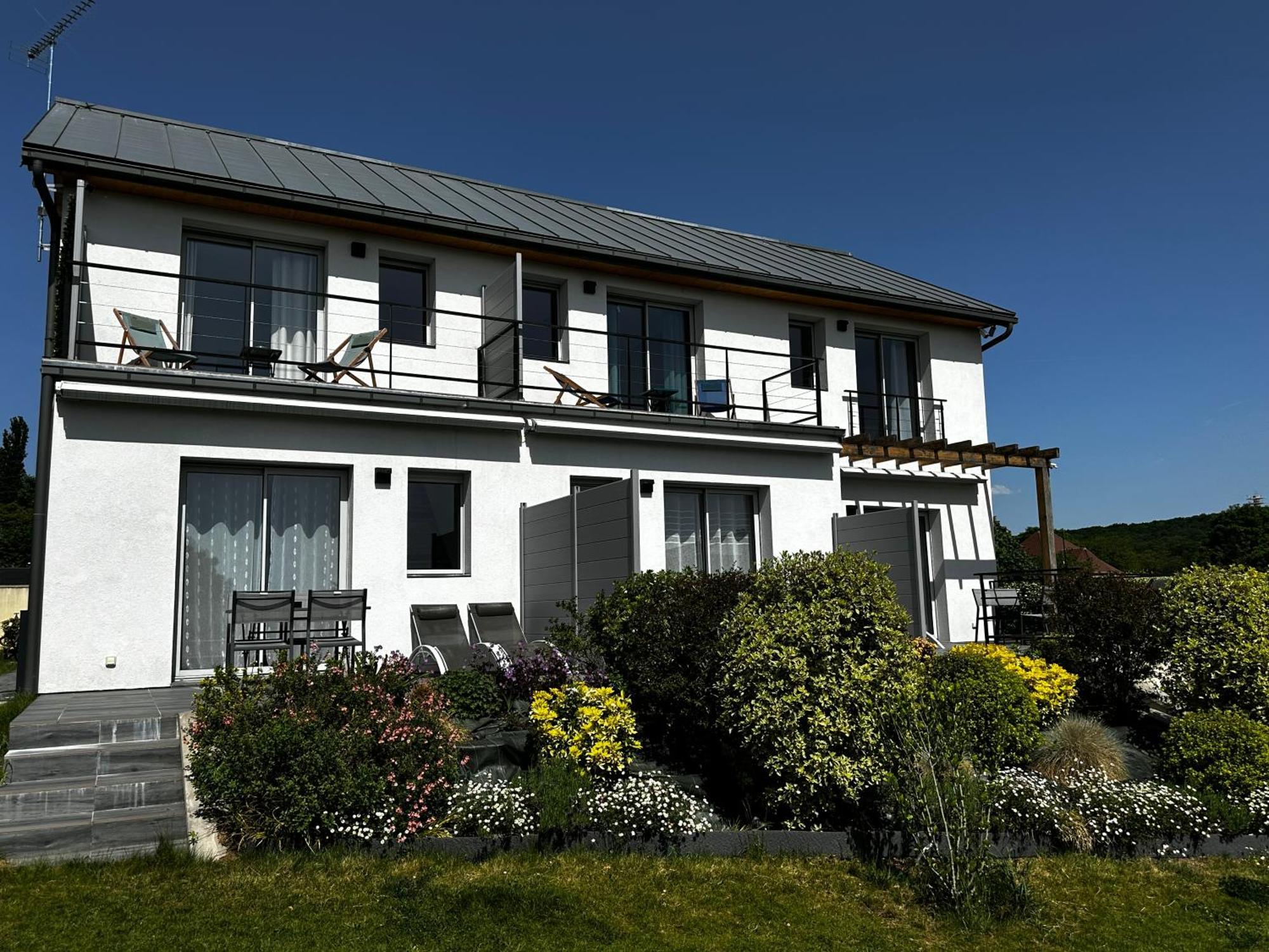 La Villa Perchee Calme, Sauna, Parking Prive Saint-Prix  Zewnętrze zdjęcie